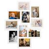 vidaXL Collage Photo Frame for 10x(13x18 cm) Picture White MDF