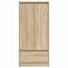 vidaXL Cabinet with Drawer Sonoma Oak 55.5x34x119.5 cm Engineered Wood