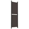 vidaXL 6-Panel Room Divider Brown 300x180 cm Fabric