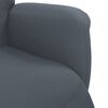 vidaXL Recliner Chair with Footrest Dark Grey Velvet