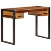vidaXL Desk with 2 Drawers 110x50x77 cm Solid Acacia Wood
