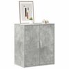 vidaXL Shoe Cabinet Concrete Grey 60x35x70 cm Engineered Wood