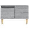 vidaXL Coffee Table Grey Sonoma 55x55x36.5 cm Engineered Wood