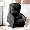 vidaXL Stand up Recliner Chair Black Fabric