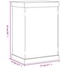 vidaXL Display Box Transparent 17x12x25 cm Acrylic