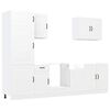 vidaXL 7 Piece Kitchen Cabinet Set "Kalmar" White Engineered Wood