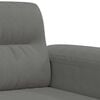 vidaXL 2-Seater Sofa Dark Grey 120 cm Microfibre Fabric