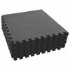 vidaXL Pool Ground Mat 24 pcs Black 8.64 ㎡ EVA Foam