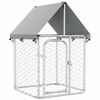 vidaXL Outdoor Dog Kennel with Roof 100x100x150 cm