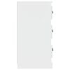 vidaXL Sideboards 2 pcs White Engineered Wood