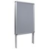 vidaXL A1 Customer Stopper Poster Stand Aluminium
