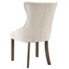 vidaXL Dining Chairs 2 pcs Beige Fabric