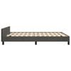 vidaXL Bed Frame without Mattress Dark Grey 137x187 cm Double Velvet