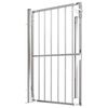 vidaXL Garden Gate 100x145 cm Stainless Steel