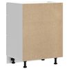 vidaXL Kitchen Base Cabinet Porto White Engineered Wood