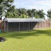 vidaXL Outdoor Dog Kennel with Roof 760x190x225 cm