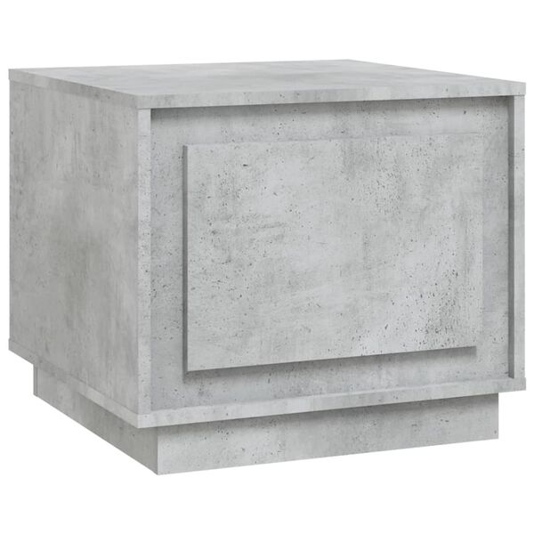 vidaXL Coffee Table Concrete Grey 51x50x44 cm Engineered Wood