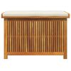 vidaXL Outdoor Cushion Box 90x50x60.5 cm Solid Wood Acacia