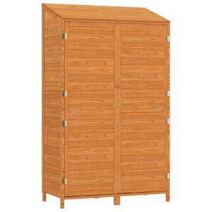 vidaXL Garden Shed Brown 102x52x174.5 cm Solid Wood Fir