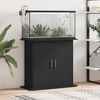 vidaXL Aquarium Stand Black 81x36x73 cm Engineered Wood