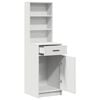 vidaXL Highboard with Drawer White 40 x 40.5 x 135 cm Engineered Wood