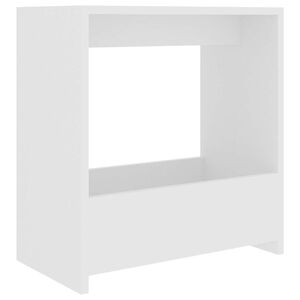 vidaXL Side Table White 50x26x50 cm Engineered Wood