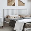 vidaXL Metal Headboard White 150 cm