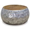 vidaXL Coffee Table Aluminium Teak 60x60x30 cm