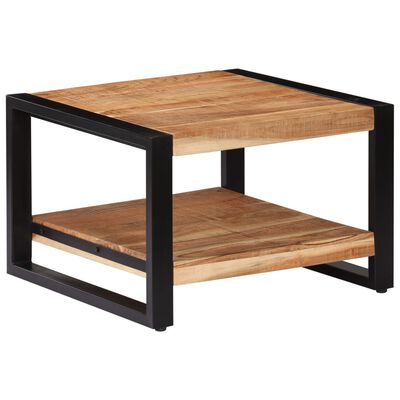vidaXL Coffee Table 60x60x40 cm Solid Acacia Wood