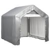 vidaXL Tent | Grey | Polyethylene (PE), Galvanised Steel | Medium | Collapsible