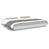 vidaXL Bed Frame with LED Lights without Mattress White 180x200cm