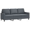 vidaXL 4 Piece Sofa Set with Pillows Dark Grey Velvet