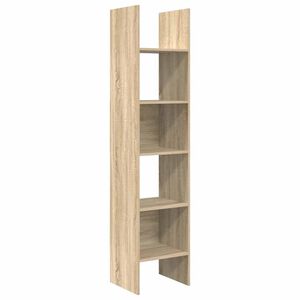 vidaXL Book Cabinet | Sonoma oak | Engineered Wood | 40x35x180 cm | Book Cabinet