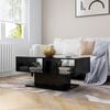 vidaXL Coffee Table Black 103.5x50x44.5 cm Engineered Wood
