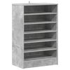 vidaXL Shoe cabinets 60 x 35 x 92 cm Concrete Grey 7 shelves