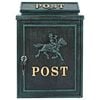 vidaXL Wall Mounted Mailbox Green 29 x 13 x 41 cm Cast Aluminum