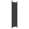vidaXL 6-Panel Room Divider Black 300x220 cm Fabric