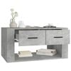 vidaXL Coffee Table Concrete Grey 80x50x40 cm Engineered Wood