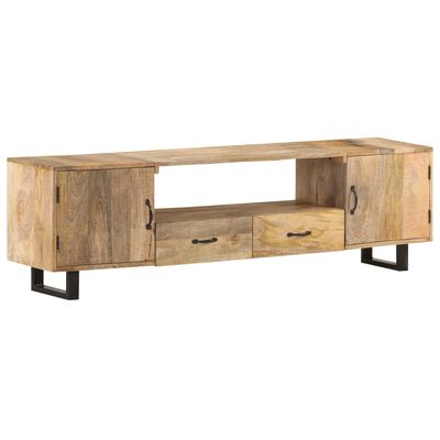 vidaXL TV Cabinet 160x30x45 cm Solid Mango Wood