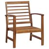 vidaXL 4 Piece Garden Lounge Set Solid Acacia Wood