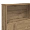 vidaXL Headboard Cabinet Artisan Oak 160x19x103.5 cm Engineered Wood
