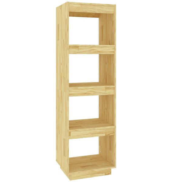 vidaXL Book Cabinet/Room Divider 40x35x135 cm Solid Pinewood