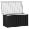 vidaXL Garden Storage Box Anthracite 129x67x65 cm