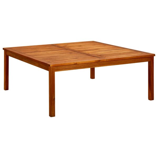vidaXL Garden Coffee Table 110x110x45 cm Solid Acacia Wood