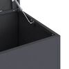 vidaXL Outdoor Storage Box Anthracite 100 x 50.5 x 50 cm Steel