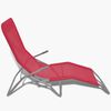 vidaXL Sun Loungers 2 pcs Steel Frame and Textilene Red
