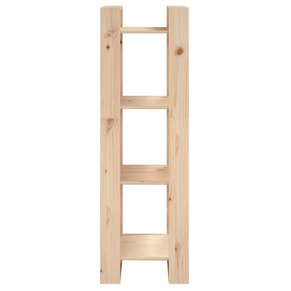 vidaXL Book Cabinet/Room Divider 41x35x125 cm Solid Wood Pine