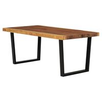 vidaXL Coffee Table Solid Wood Suar 102x54x41 cm