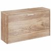 vidaXL Shoe Rack | Oak | MDF and Engineered Wood | Medium | Shoe Rack