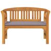 vidaXL Bench Natual Oil Finsing 114 x 46 x 82.5 cm Solid Acacia Wood